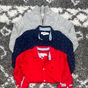 Label of Graded Goods Stylish Kids Top Set - Red, Navy, and Gray